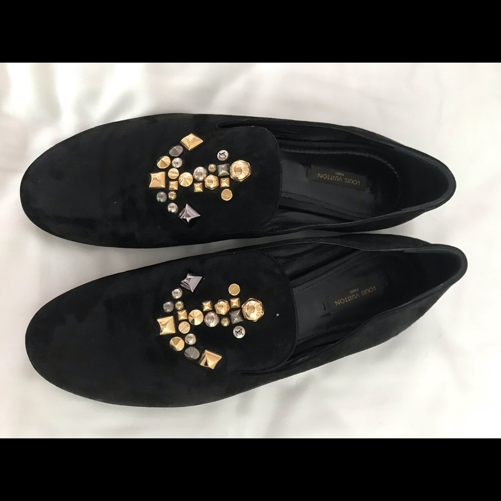 RARE Louis Vuitton Jeweled Anchor shoes sz 40